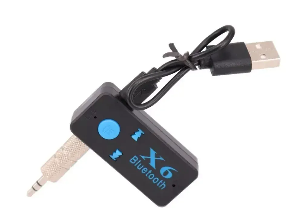 Adaptador Bluetooth De Audio X6 Microfono Ranura Micro Sd