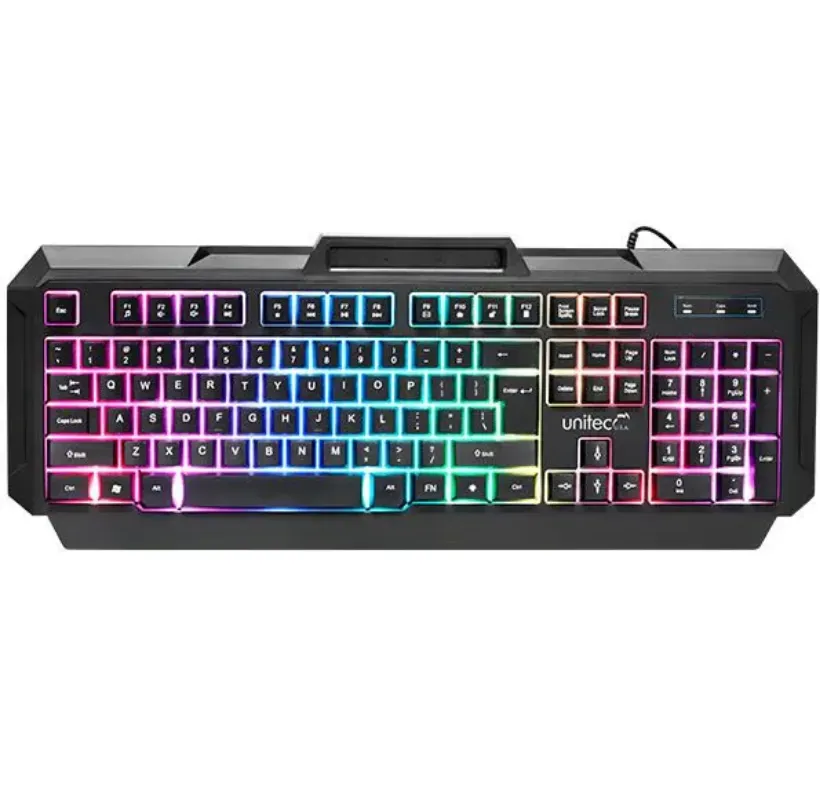 Teclado Gamer Con Luz Led Multicolor Unitec Mk36