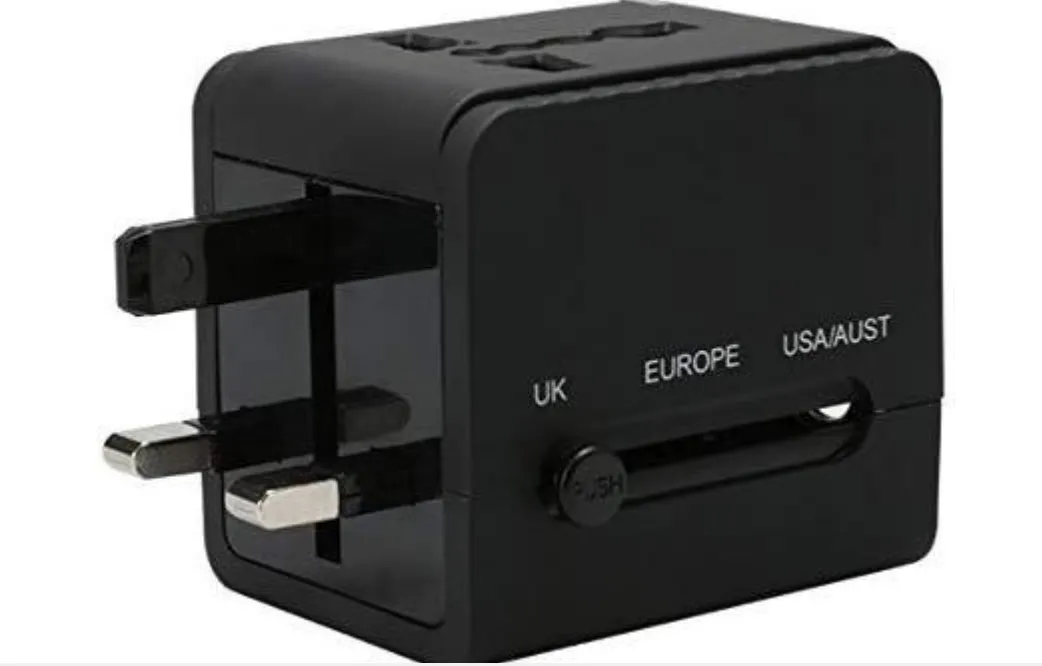 Adaptador Universal Con Doble Salida Usb Carga Rapida