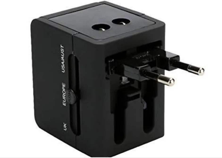 Adaptador Universal Con Doble Salida Usb Carga Rapida