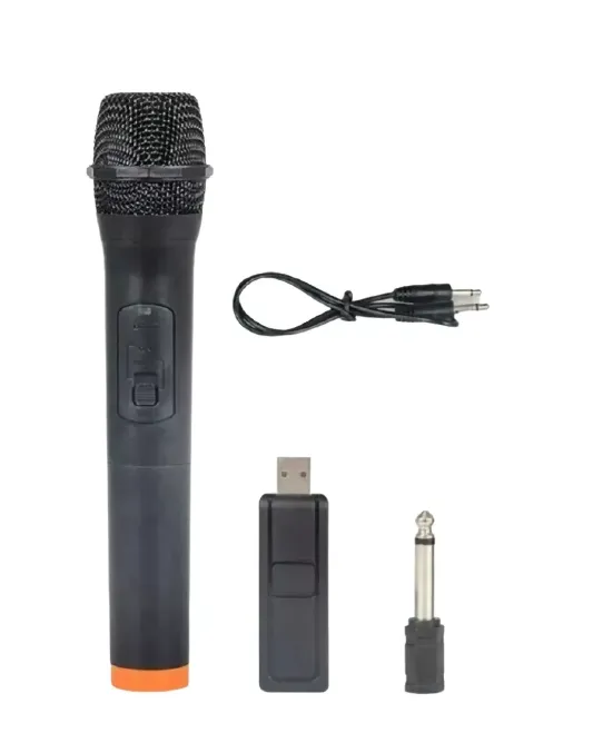 Microfono Inalambrico Profesional + Receptor Usb + Adaptador