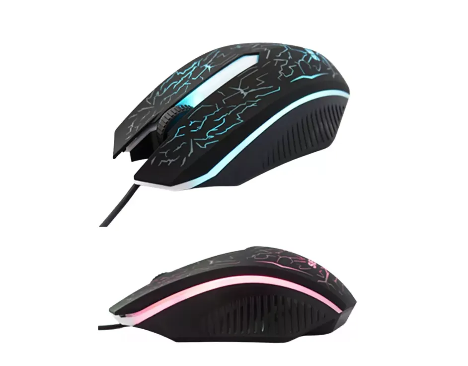 Mouse Tipo Gamer De Juego Seisa Dn-a401 Multicolor