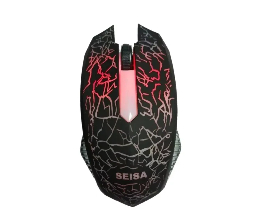 Mouse Tipo Gamer De Juego Seisa Dn-a401 Multicolor