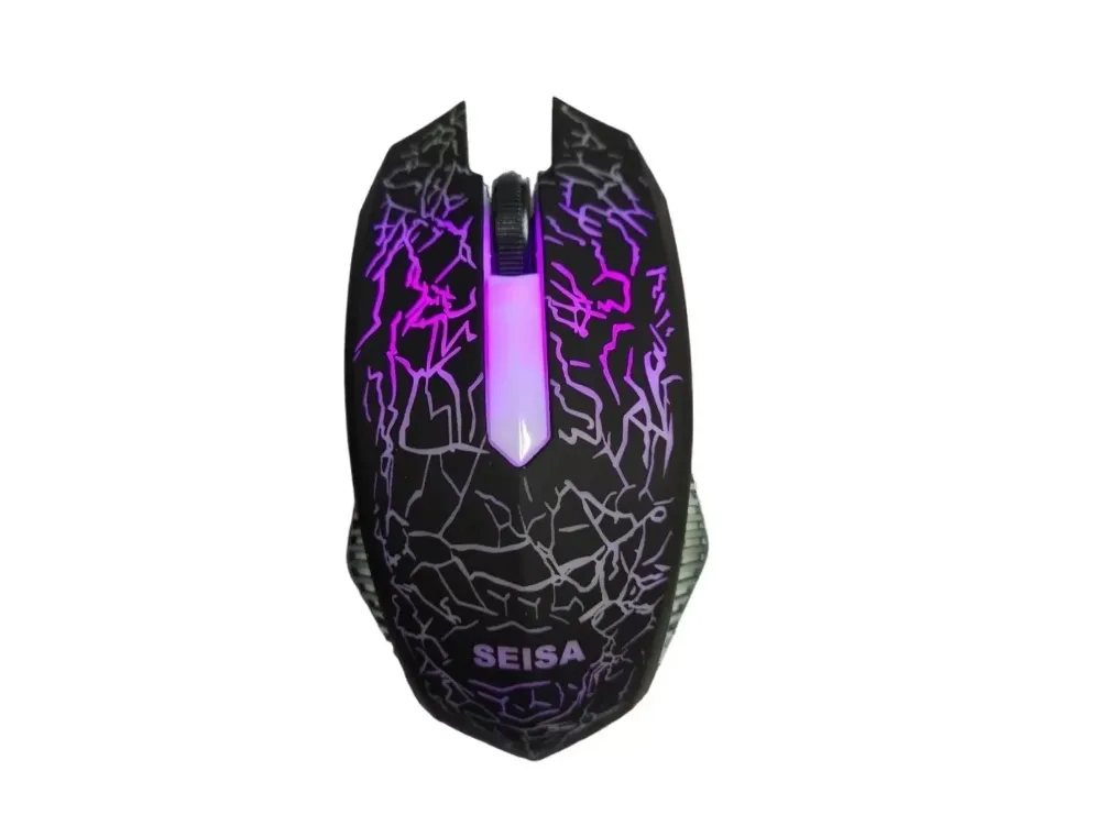 Mouse Tipo Gamer De Juego Seisa Dn-a401 Multicolor