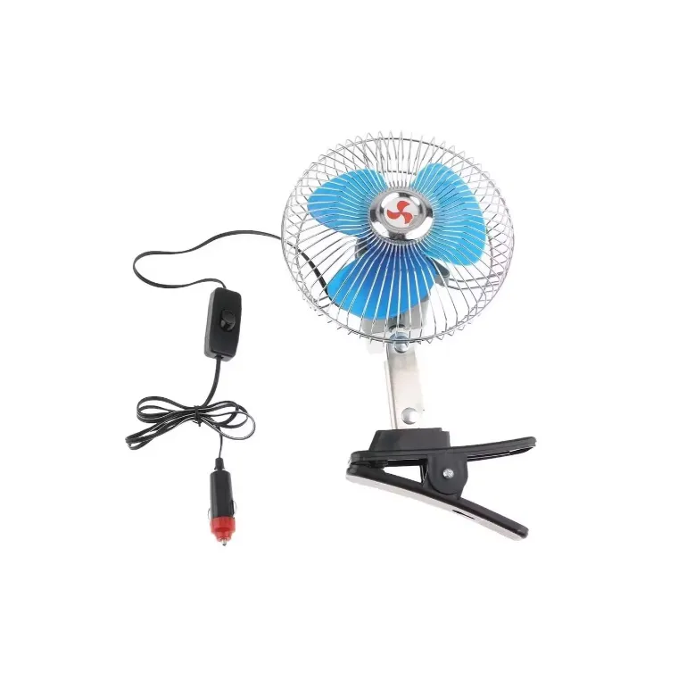 Potente Ventilador Portatil 12v Para Carro 22cm Diametro