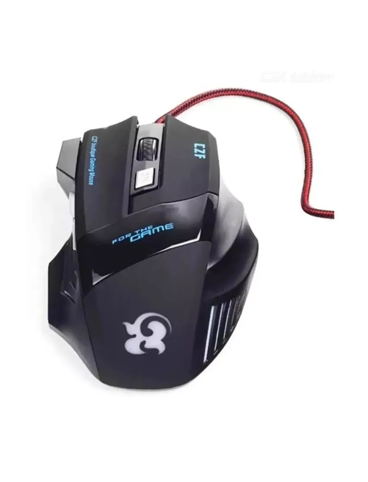 Mouse Optico Led Usb 6 Botones Gamer Dpi 2400 Ergonómico