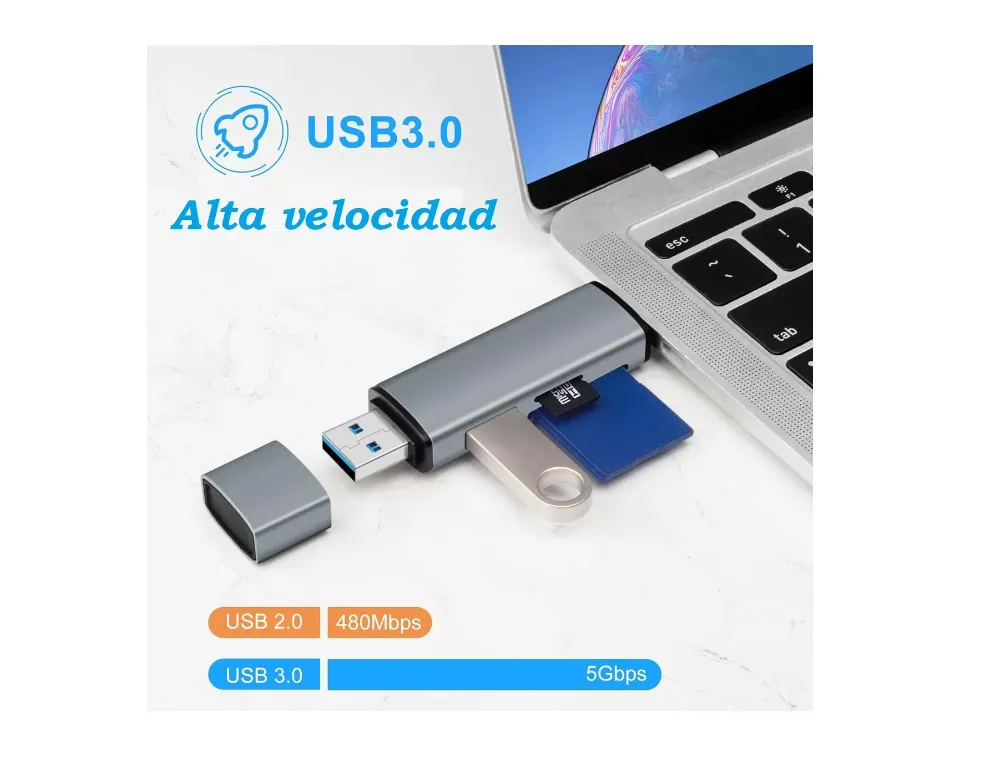 Adaptador Tipo C A Usb Y Lector De Micro Sd-tipo C A Usb