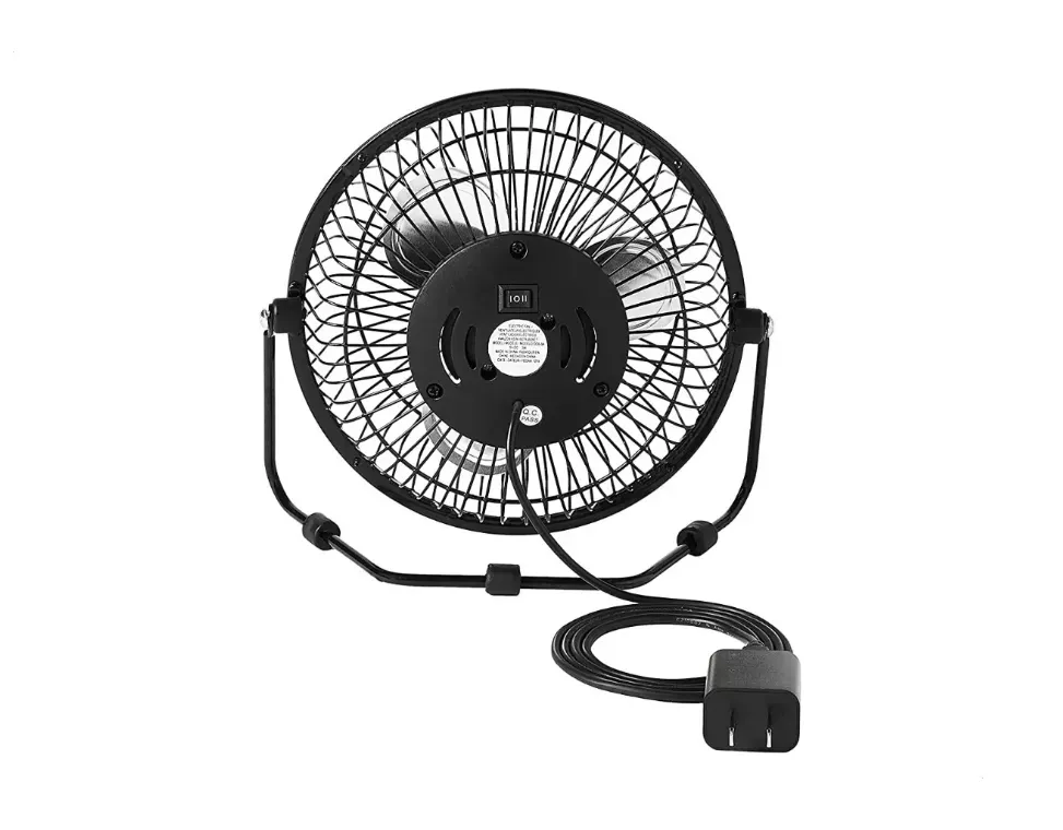 Mini Ventilador Escritorio 4 Pulgadas, Usb Y Corriente 110v