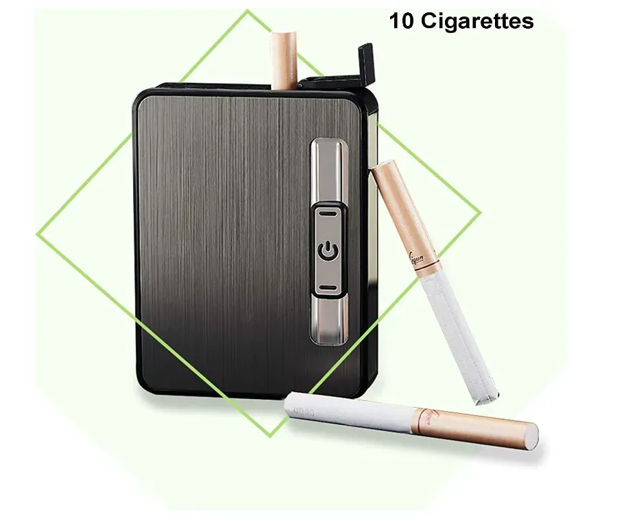 Estuche Para Cigarrillos Capacidad 10 Unidades