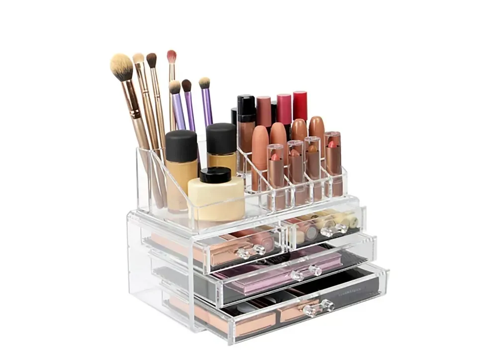 Caja Organizador De Maquillaje Acrilico 4 Cajones