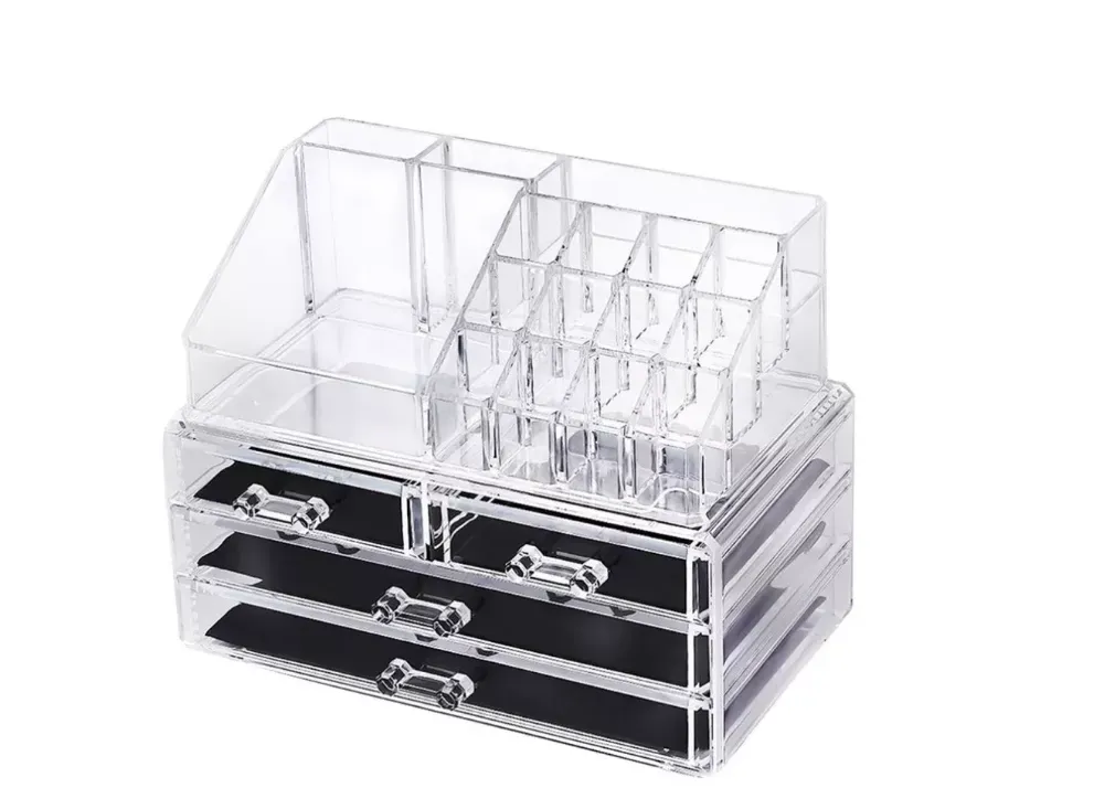 Caja Organizador De Maquillaje Acrilico 4 Cajones