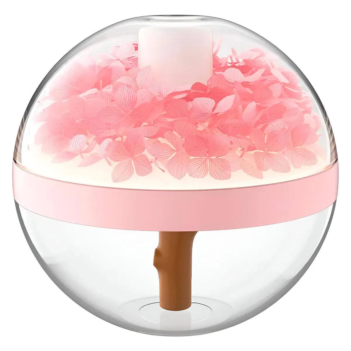 Humidificador Flores LED Ambientador Difusor Aromas Luminoso LLD-J225