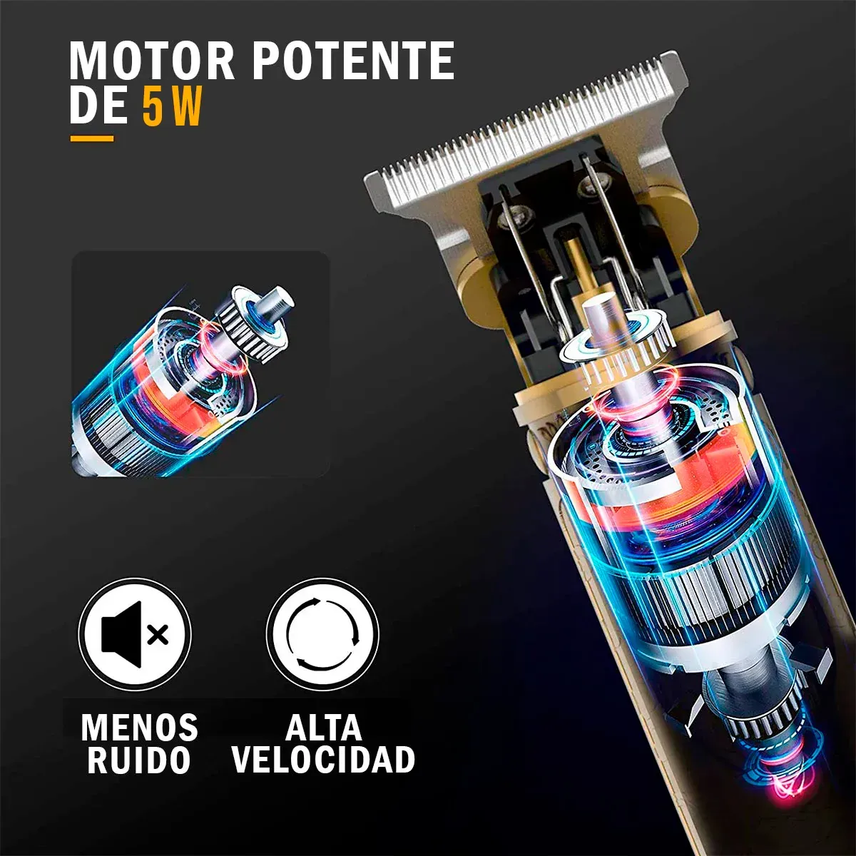 Patillera Buda Dorada Máquina De Motilar y Desvanecidos Km-2233