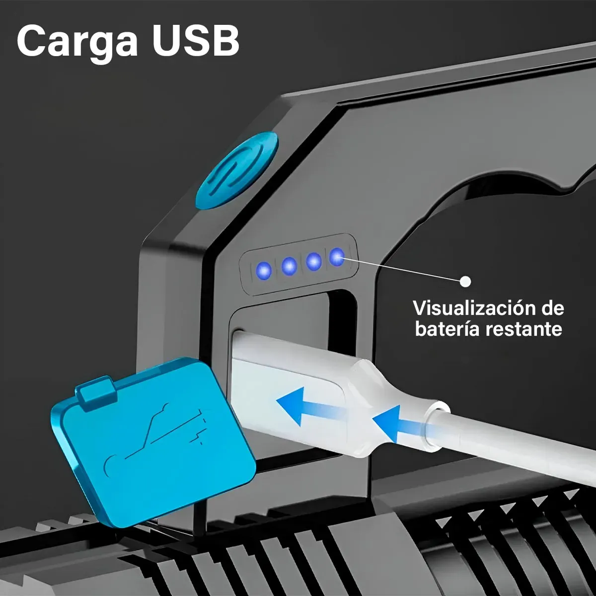 Linterna Led Luz Largo Alcance 4 Modos 8206