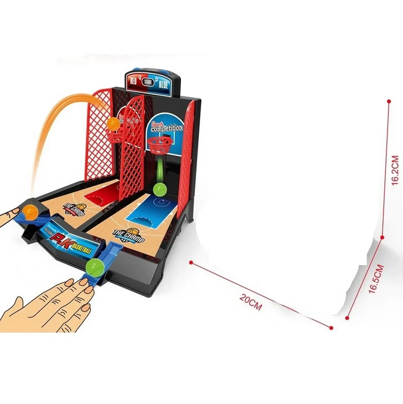 Juego De Mesa Basketball Lanzador Baloncesto Portátil Niños