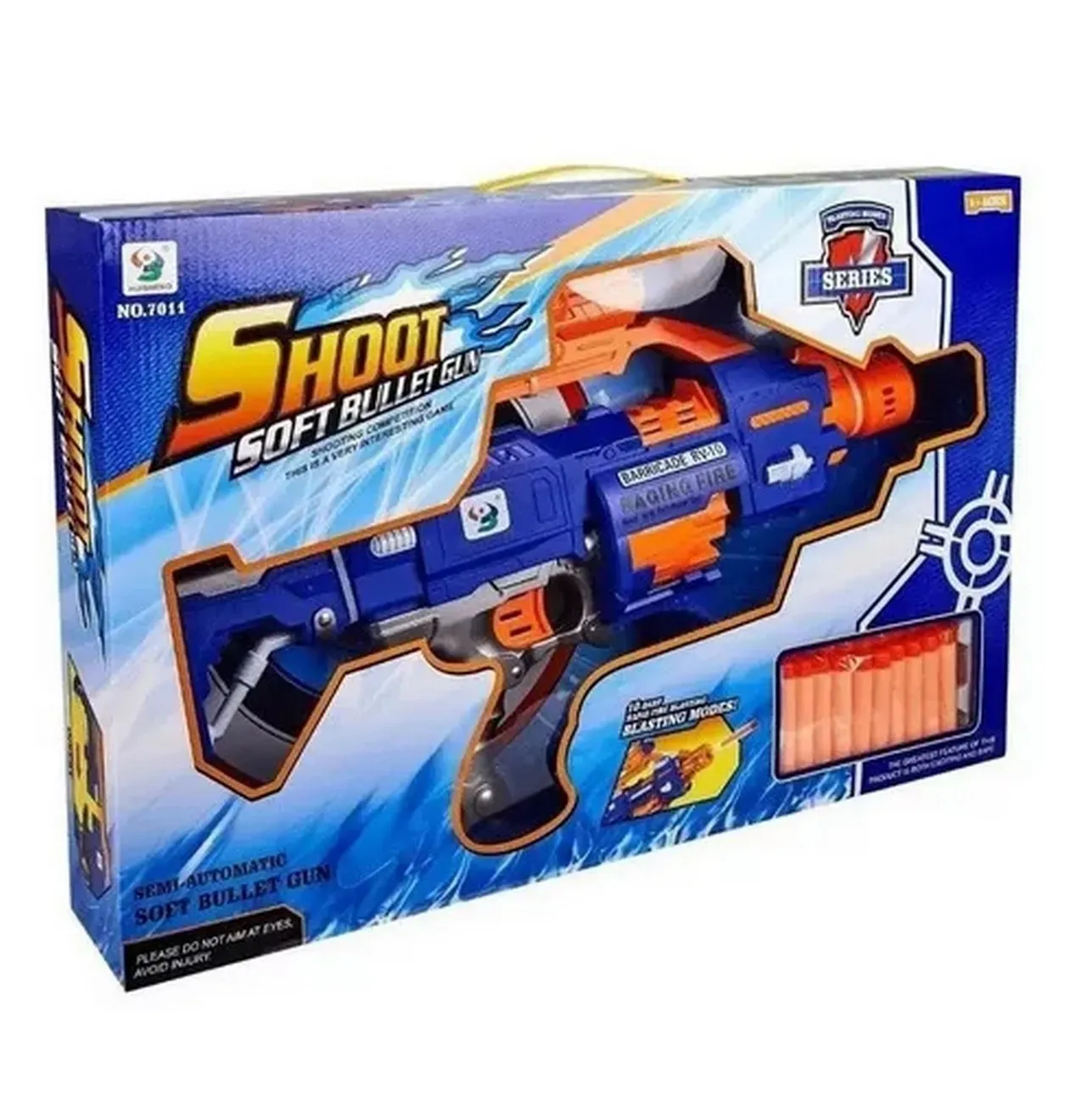 Pistola Lanza Dardos Nerf Multiples Automatico Juguete Niño