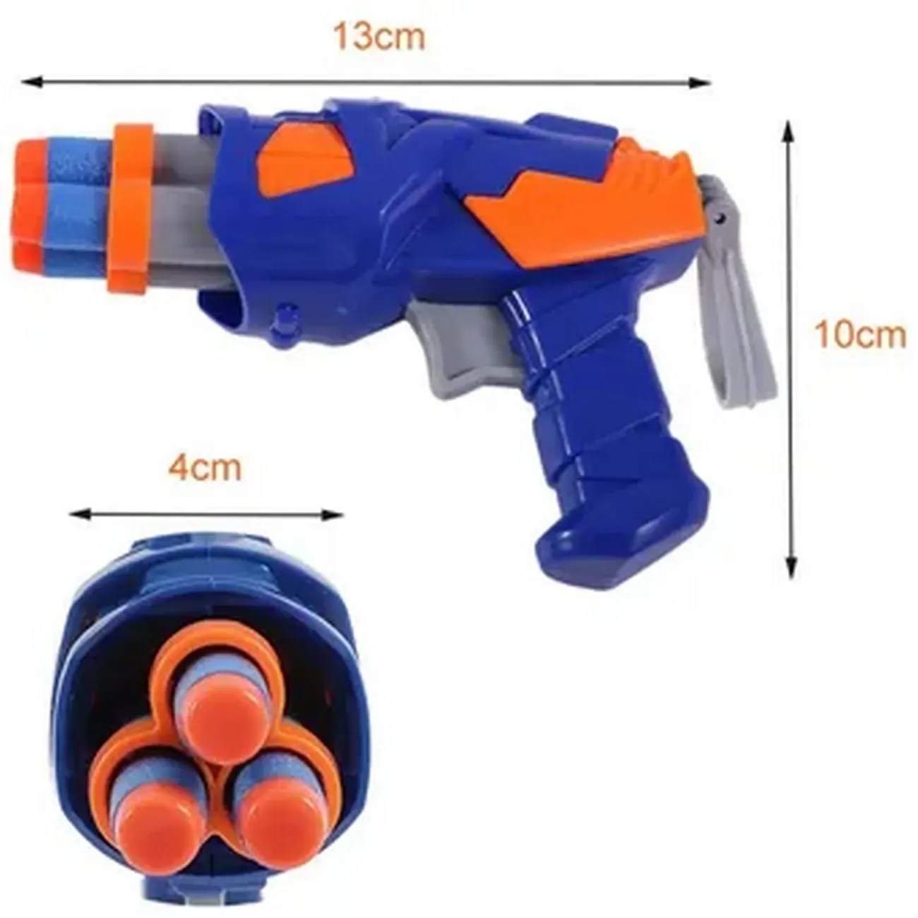 Pistola Lanza Dardos Nerf Multiples Juguete Niño 677-4