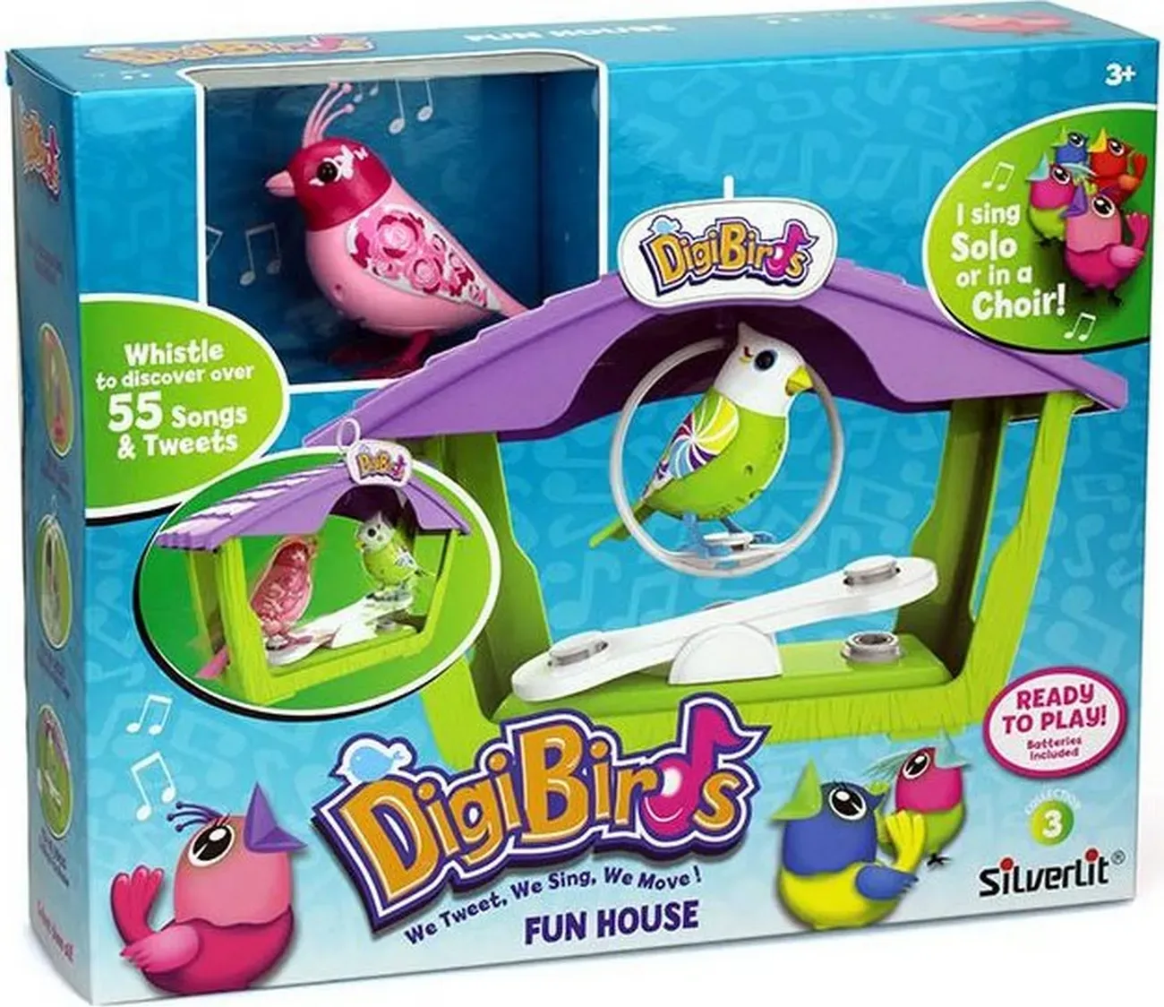 Juguete De Pajaro Interactivo Musical Movimiento Digibirds