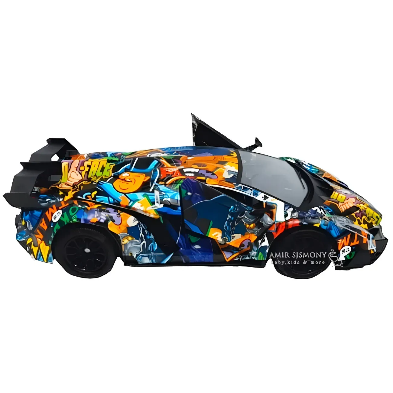 Carro Heroes Comic Recargable Control Remoto Juguete Niños