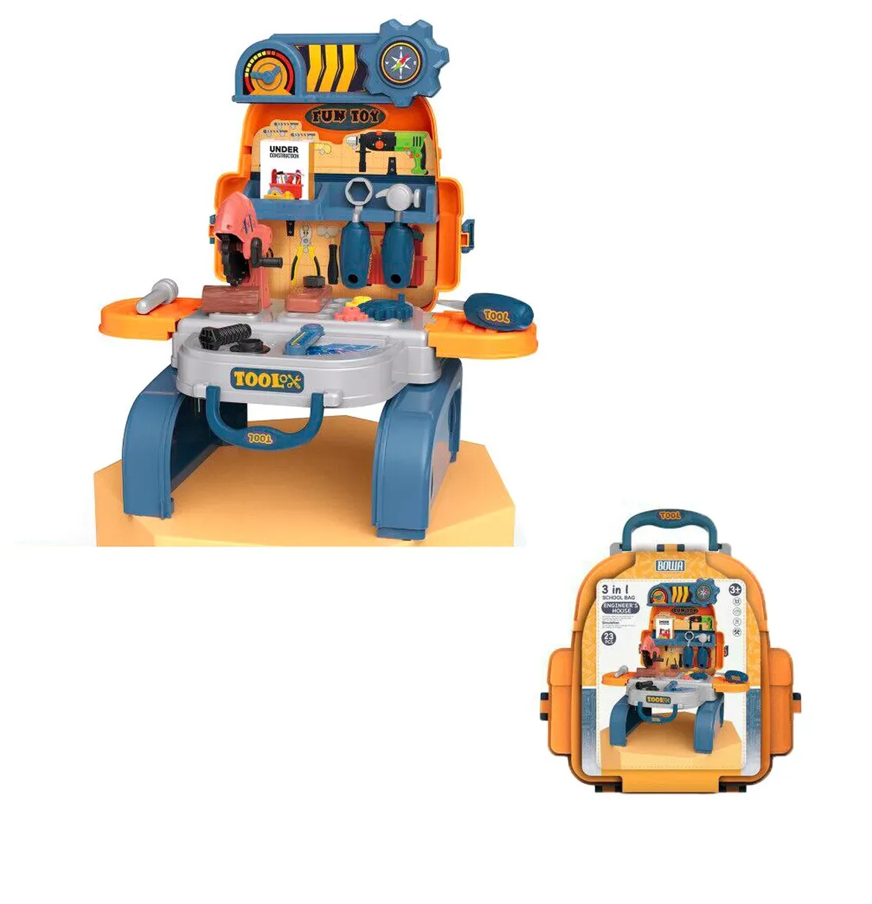 Set Ingeniero Herramienta Maleta Portátil Niño Didáctico