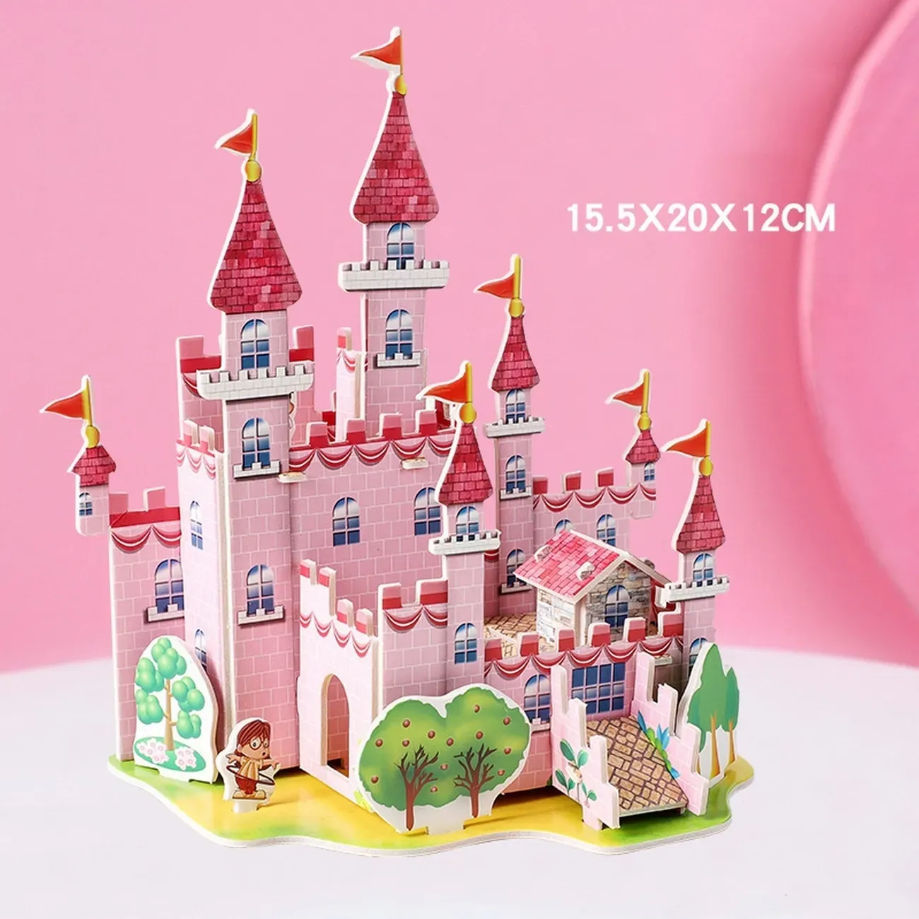 Rompecabezas Castillo Princesa Reina 3d Juego Didactico