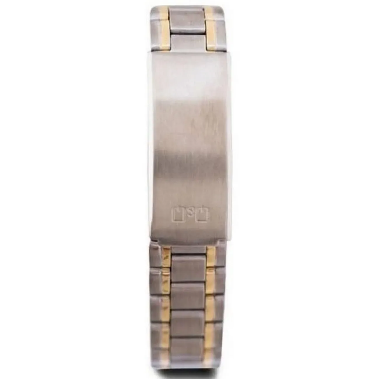 Reloj Q&q Qyq Q207j401y Casual Acero Mujer Dama + Estuche 