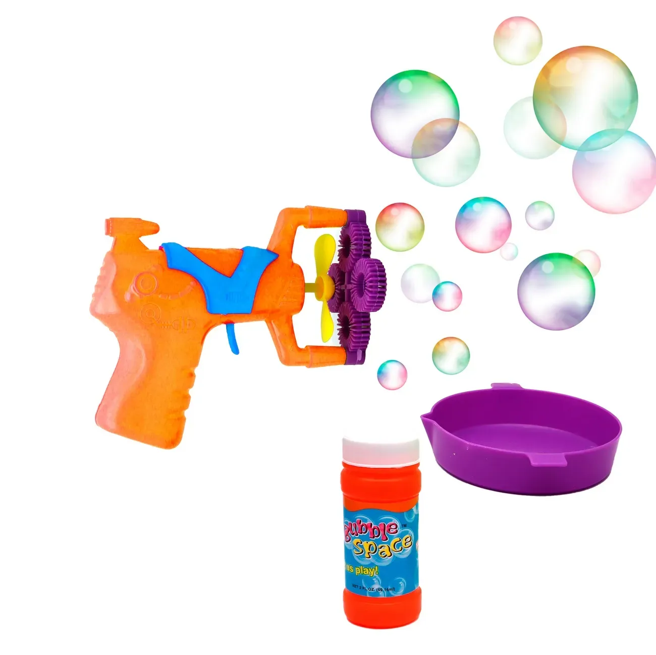 Pistola Lanzador De Agua Automatica + Liquido Jabonoso