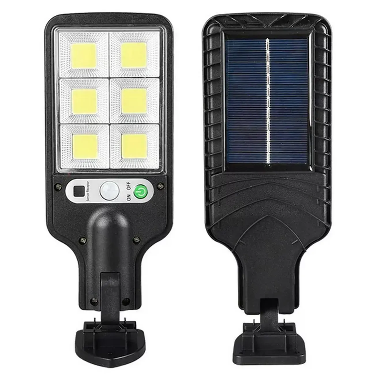 Lampara Panel Solar Exteriores Led Y Sensor Fachadas Jx-616b