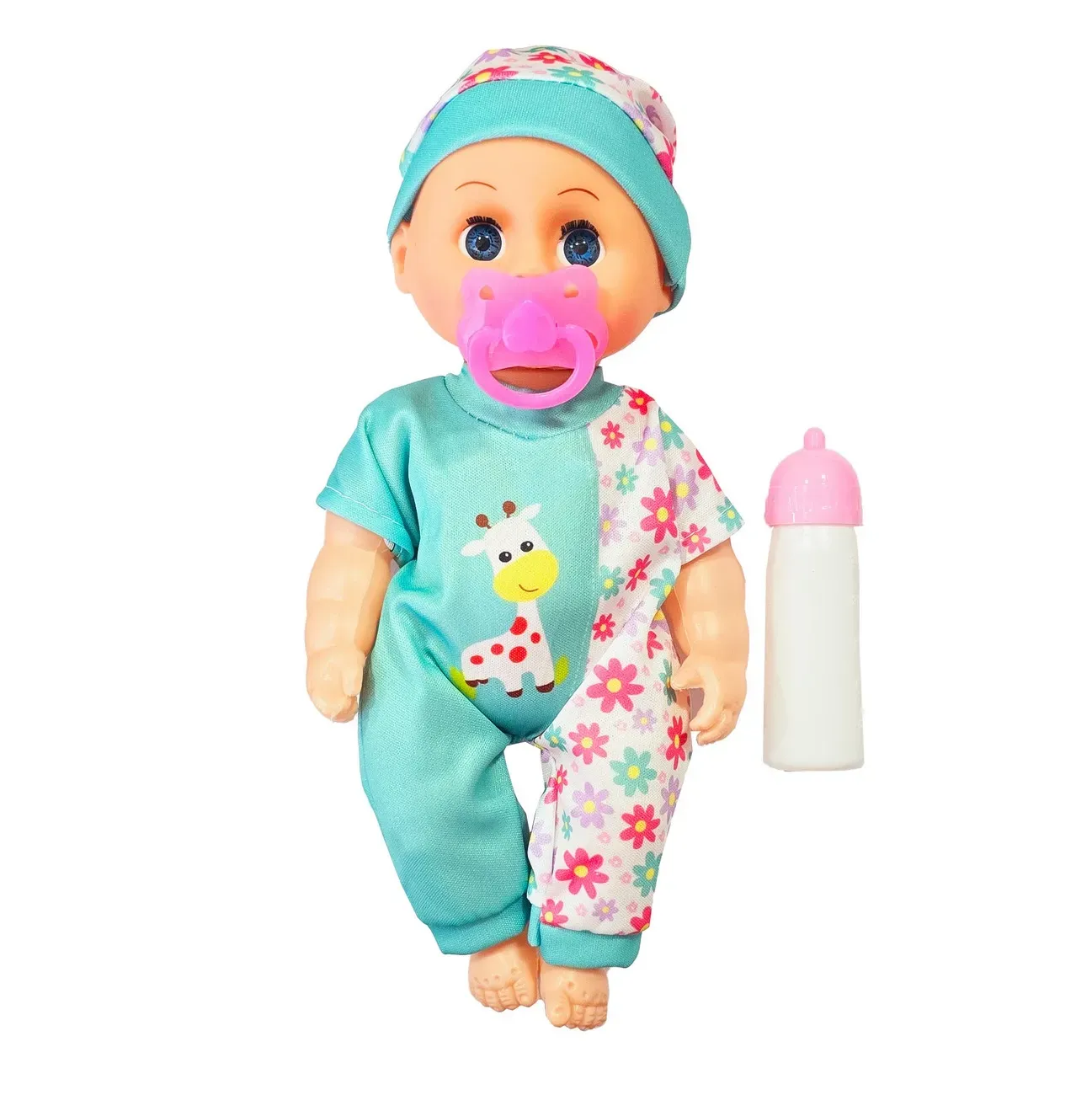 Muñeco Bebe Pijama Chupo Tetero Juguete Niñas Interactivo