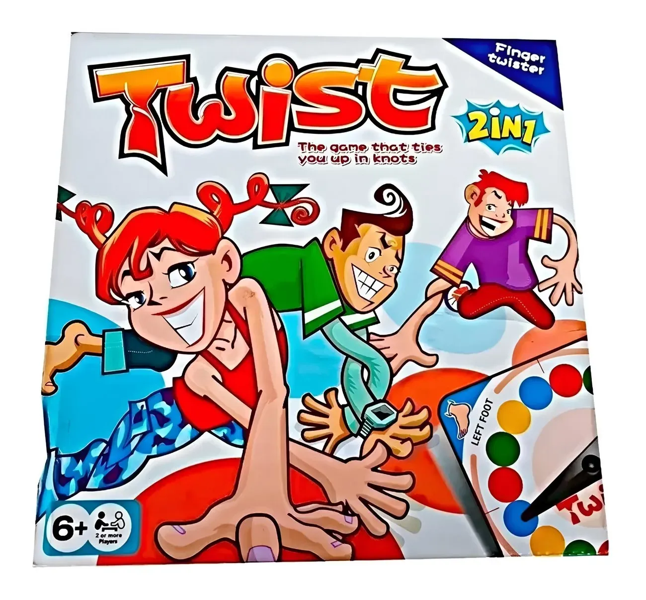 Juego Twister En Familia Twist Tapete Colores 2 En 1