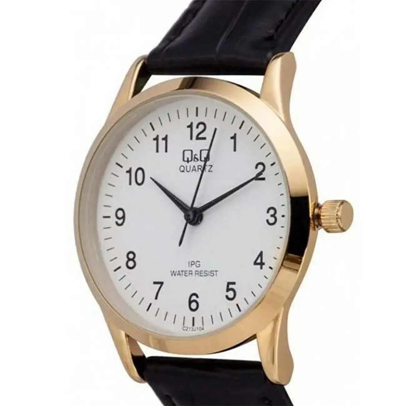 Reloj Q&q Qyq C213j104y Casual Cuero Mujer Dama + Estuche