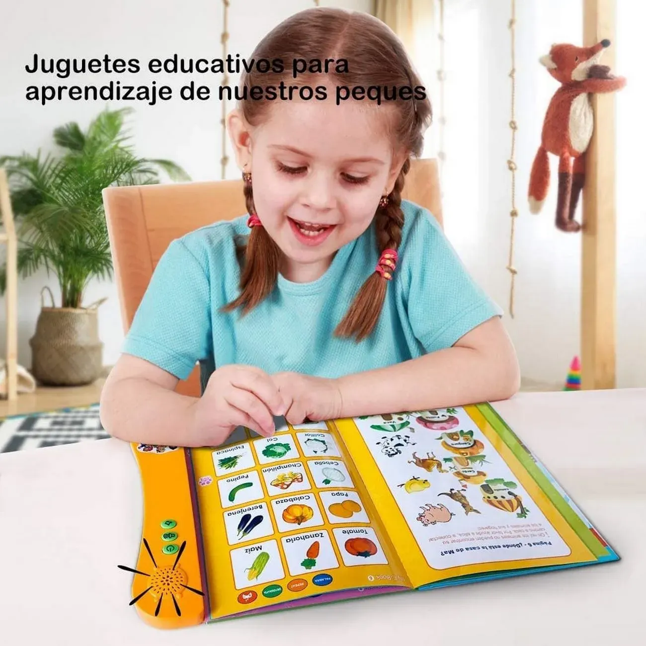 Mi Primer Libro Aprendizaje Juguete Niños Sonido Interactivo