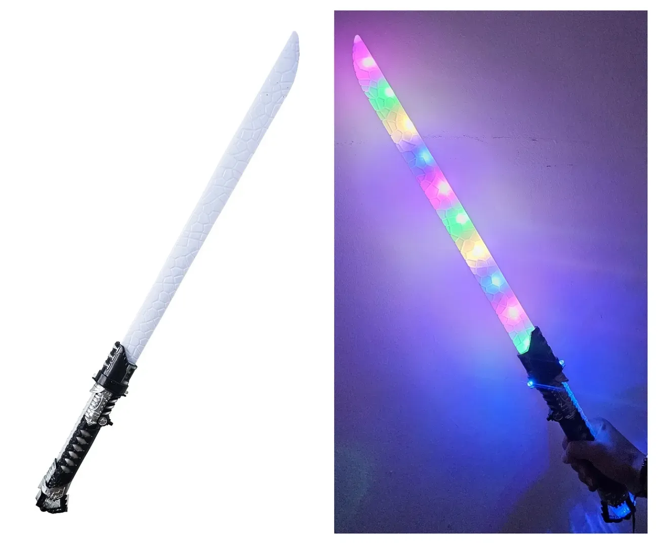 Juguete Espada Star Wars Minecraft Niños Led Sonido Dizfras