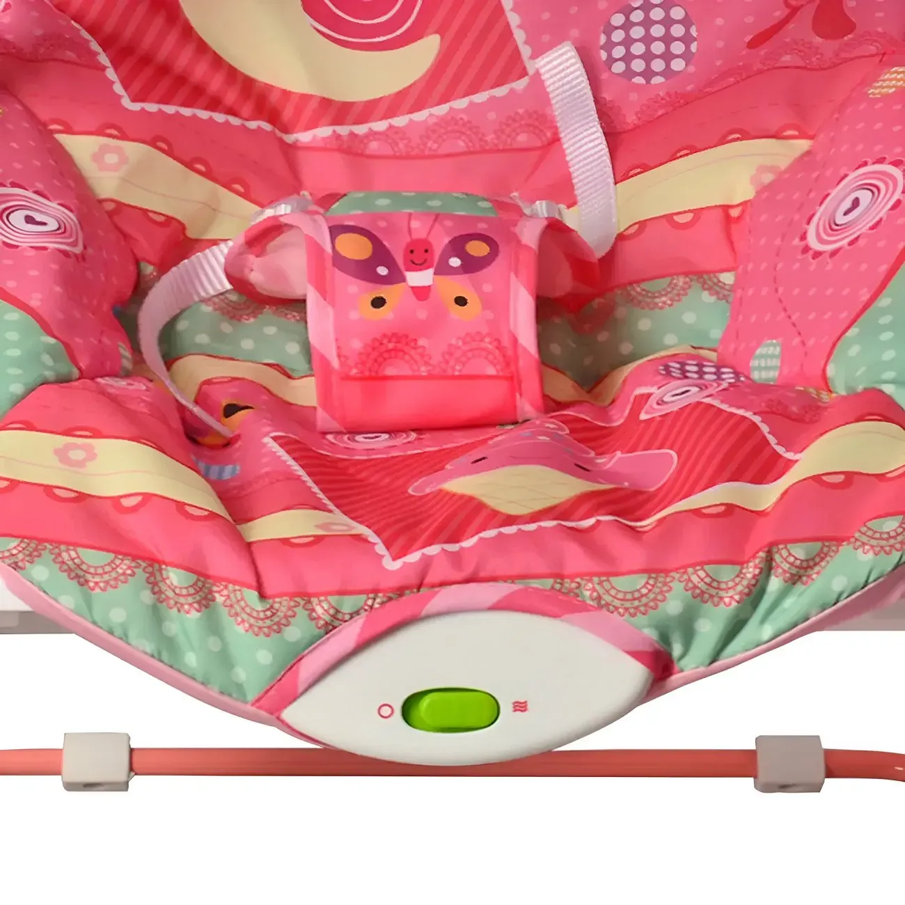 Silla Mecedora Vibradora Para Bebe Niña Musical Mariposas