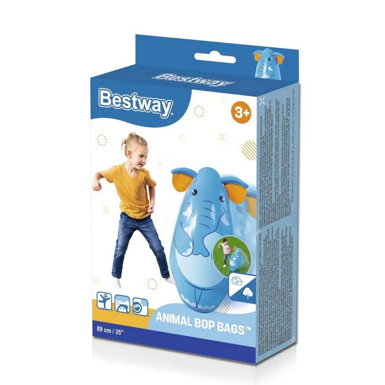 Puching Ball Inflable Infantil Bestway Porfiado Elefante