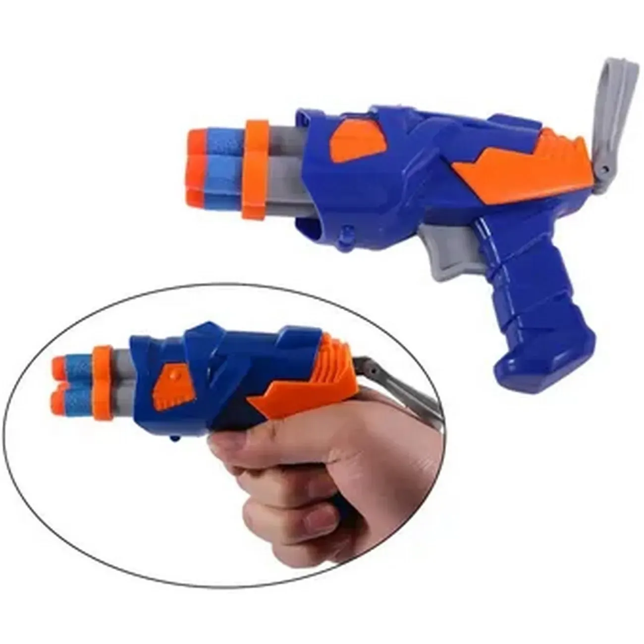 Pistola Lanza Dardos Nerf Multiples Juguete Niño 677-4