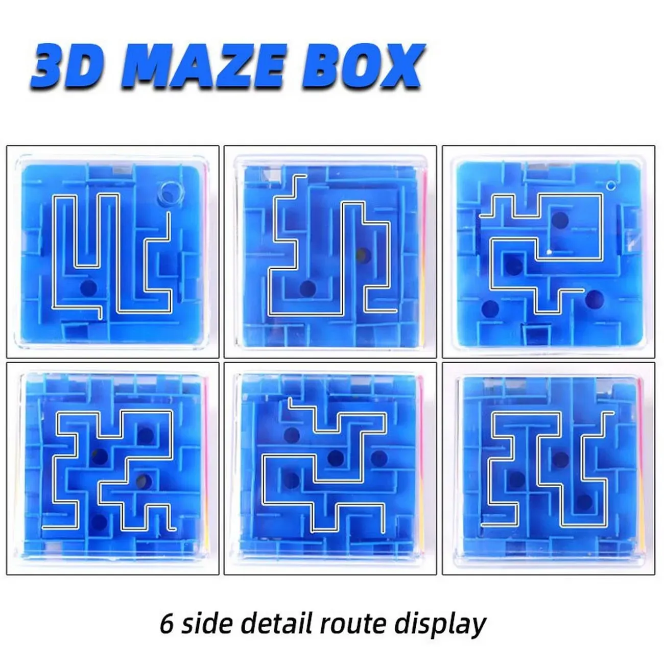 Cubo Laberinto 3d Mágico Juego Didáctico Ingenio