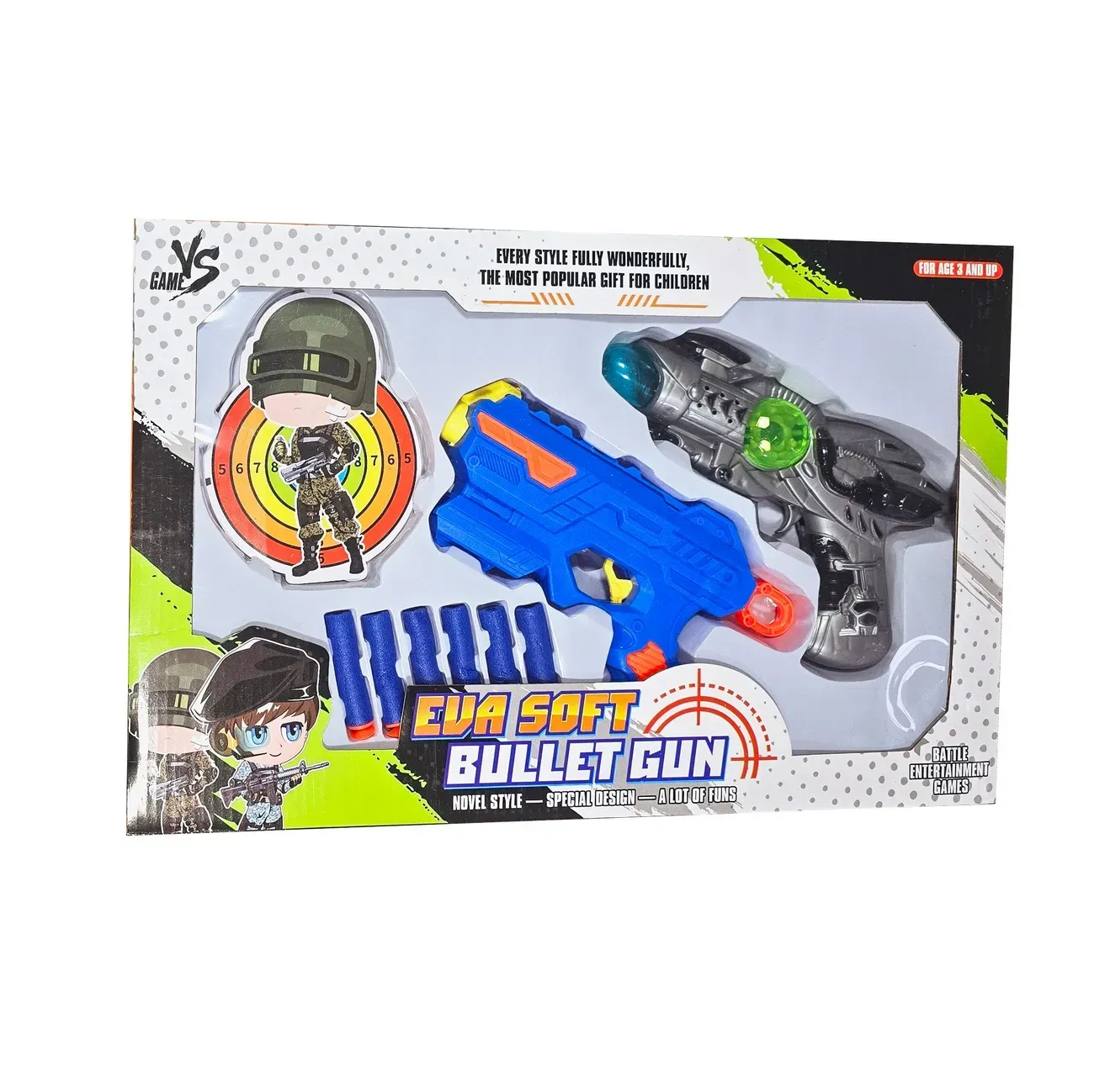 Pistola Lanza Dardos Nerf Multiples Juguete Tiro Al Blanco