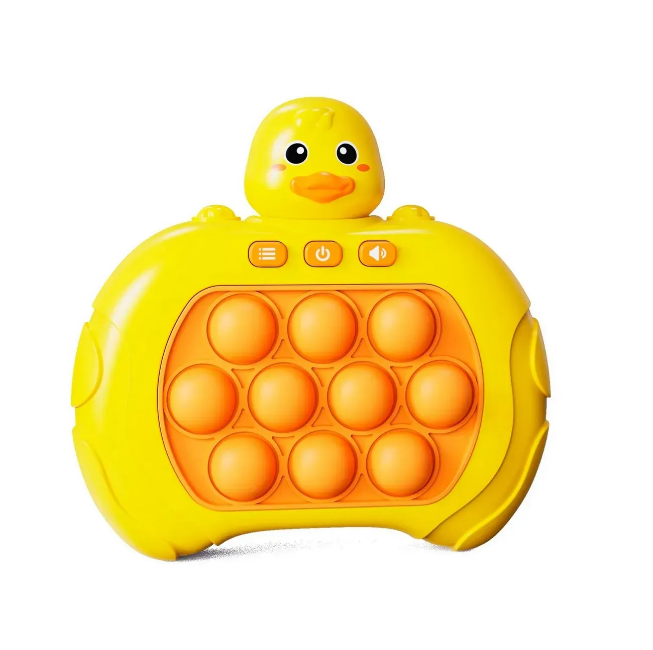 Juego De Memoria Luz Y Sonido Popit Push Pato + Bateria