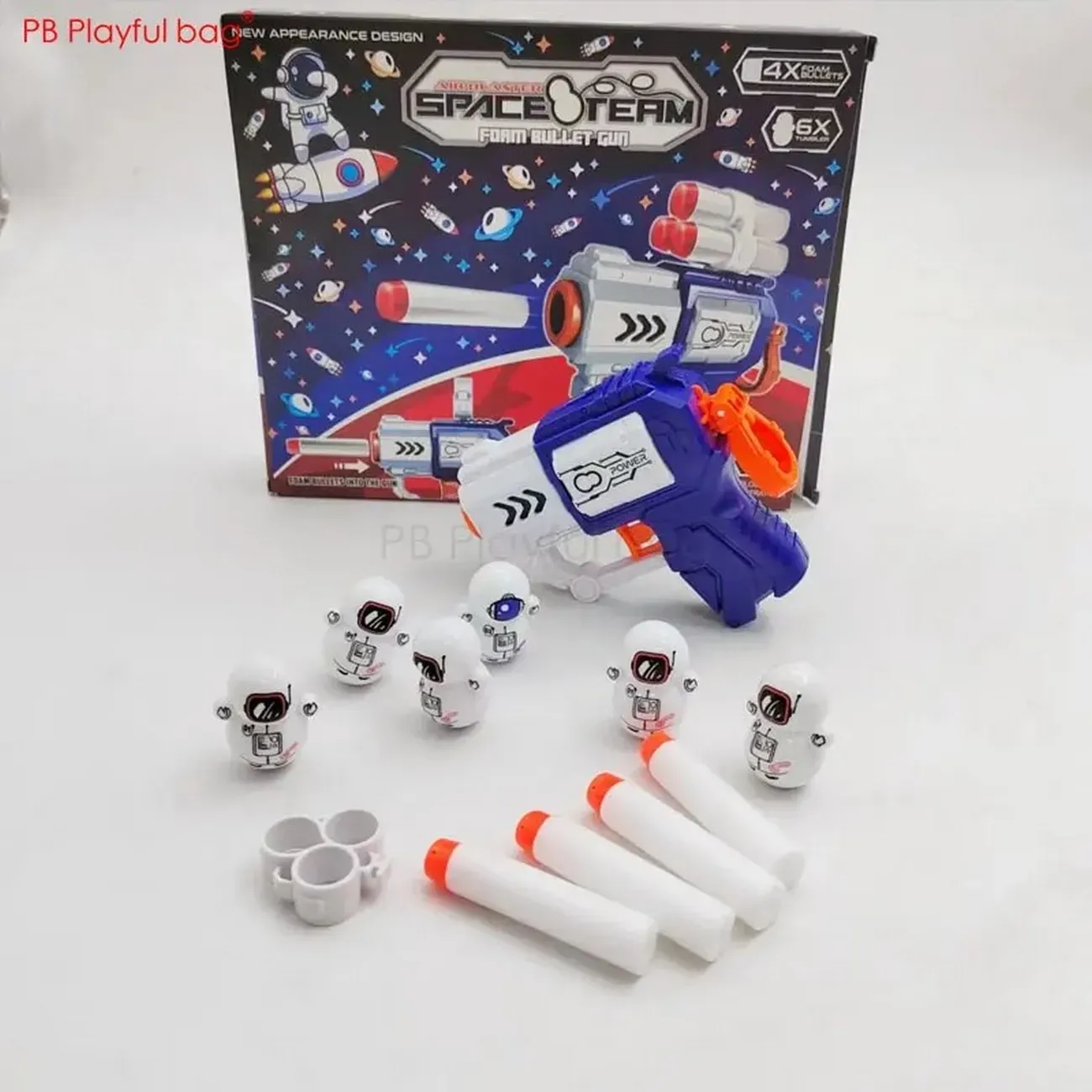 Pistola Astronautas Comos Lanza Dardos Nerf Niños Juguete 