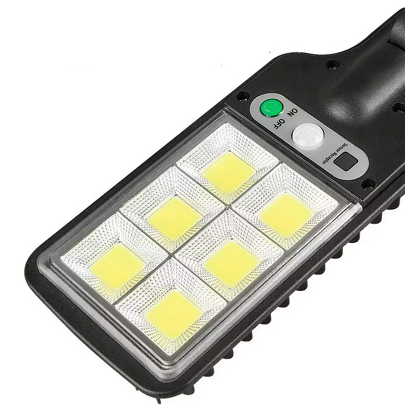 Lampara Panel Solar Exteriores Led Y Sensor Fachadas Jx-616b