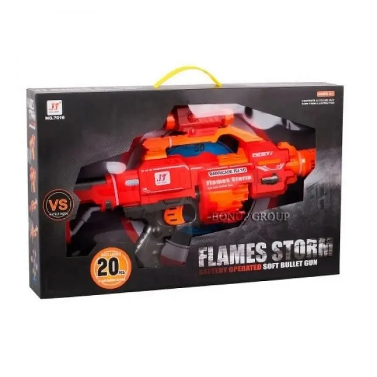 Pistola Lanza Dardos Nerf Multiples Juguete Flame + Dardos