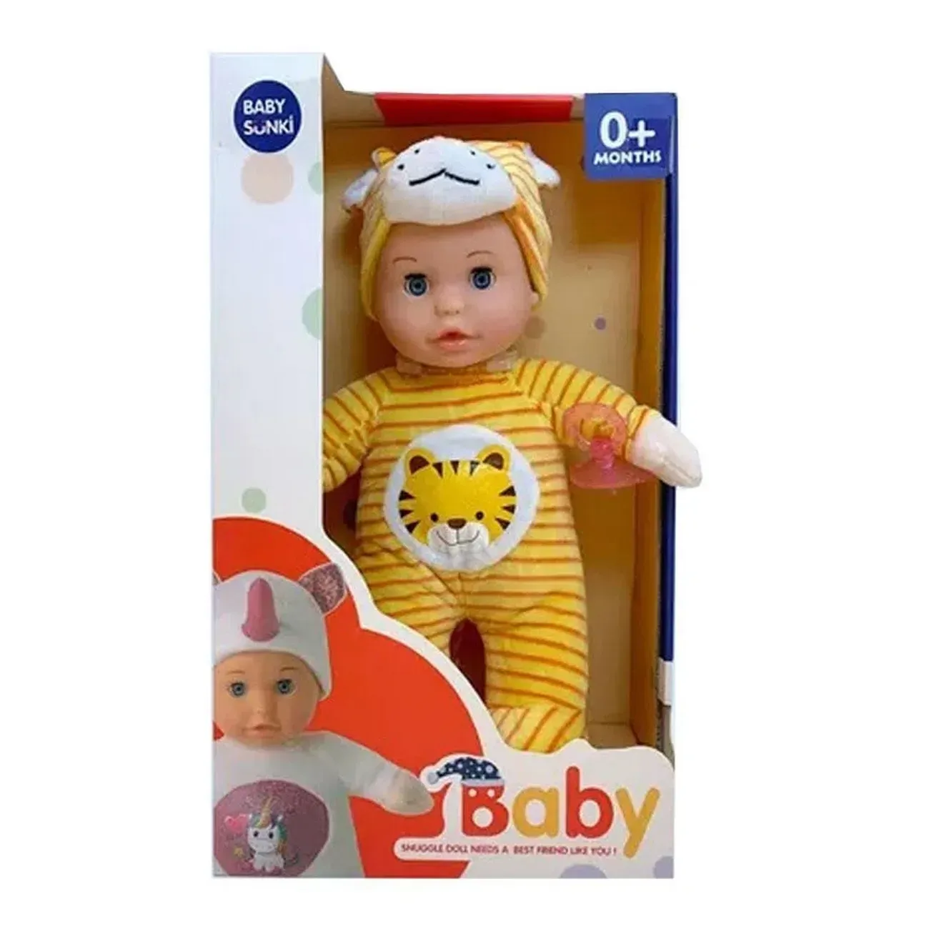 Muñeco Bebe Niñas Mi Baby Sonido Felpa Juguete Pijama Tigre