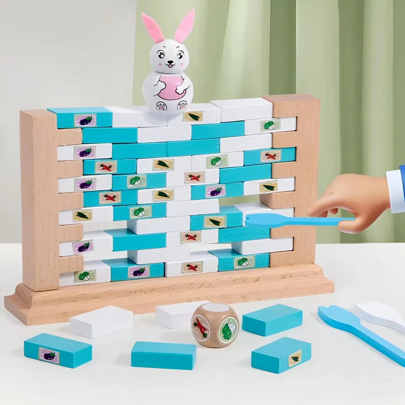 Juegos De Mesa Jenga Madera Salva Al Conejo Interactivo