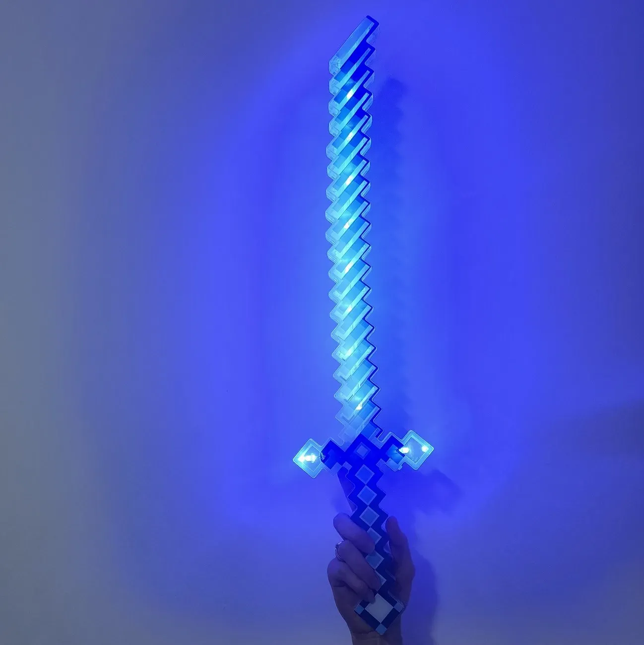 Juguete Espada Minecraft Samurai Niños Led Sonido Dizfras