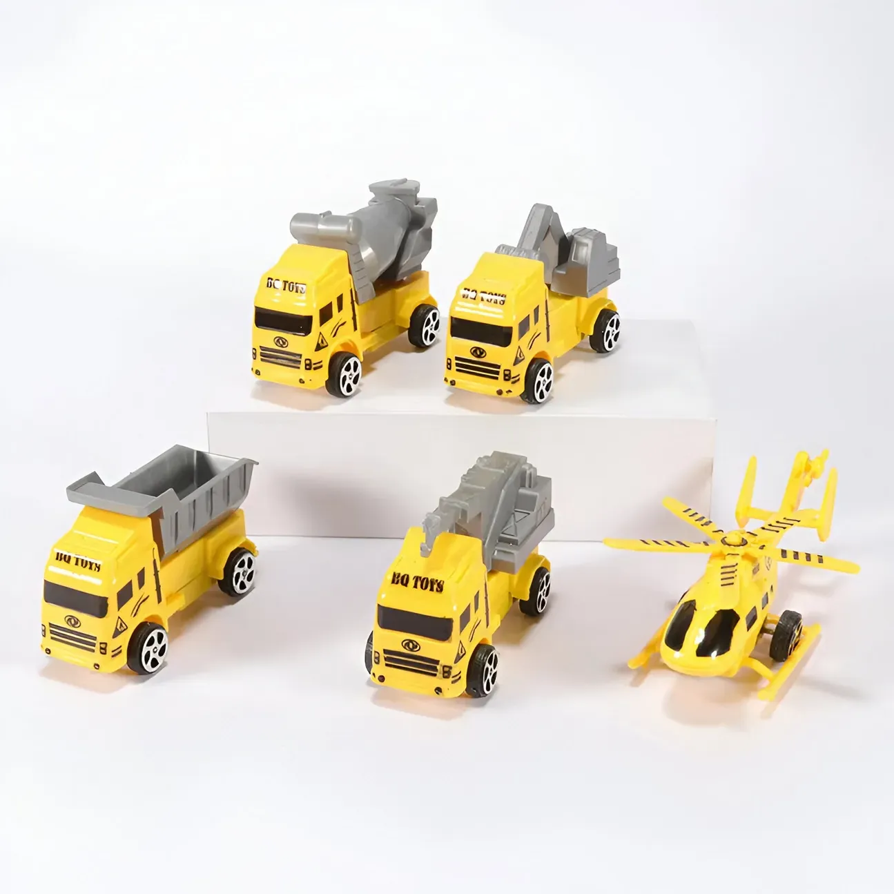 Carros Camion Helicoptero Colección Construcciòn X 5