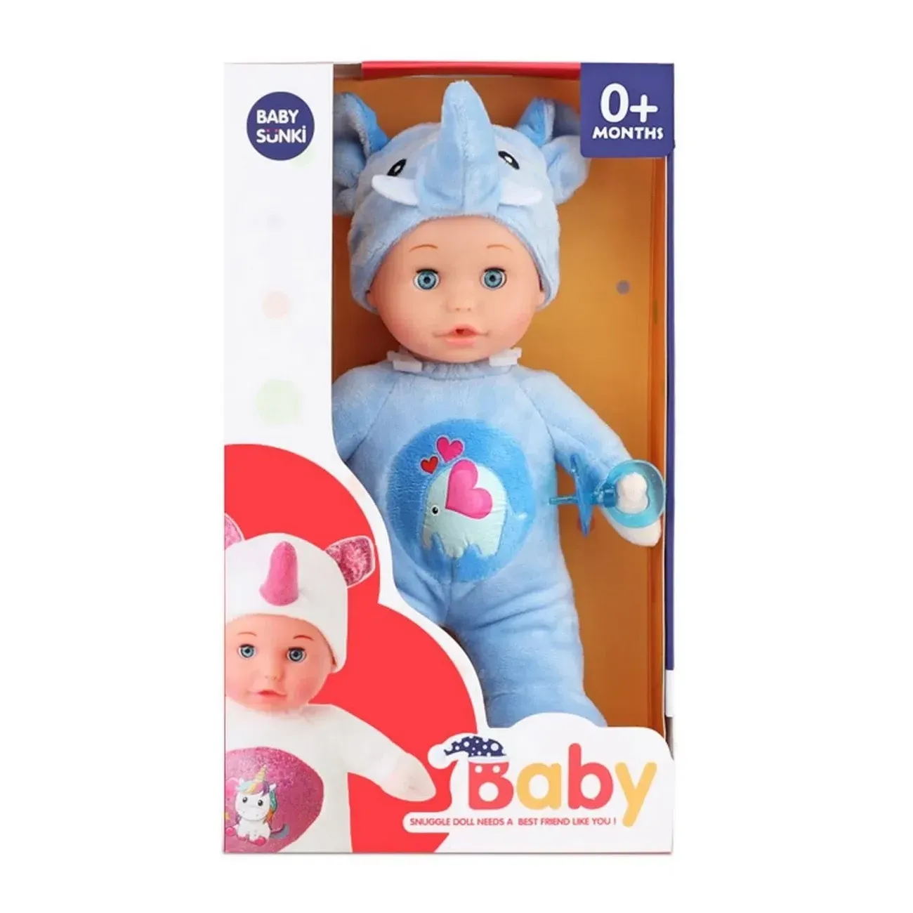 Muñeco Bebe Niñas Mi Baby Sonido Felpa Juguete Pijama Elefante