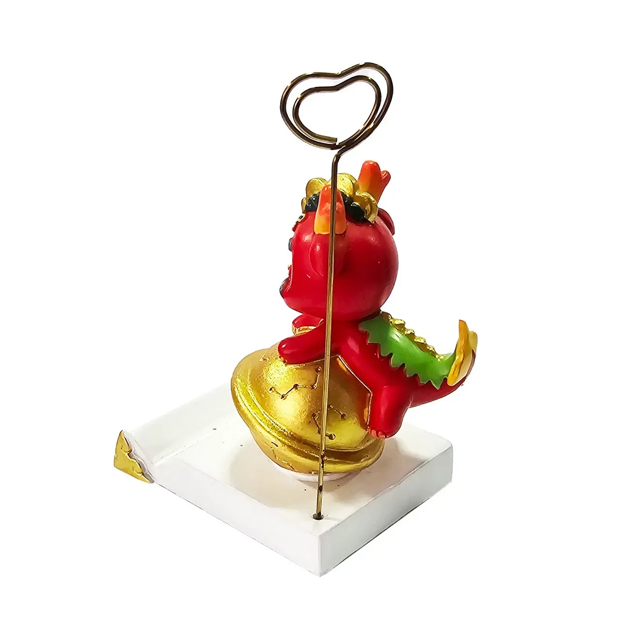 Dragon Chino Rojo Feng Shui Sabiduria Figura Decoracion