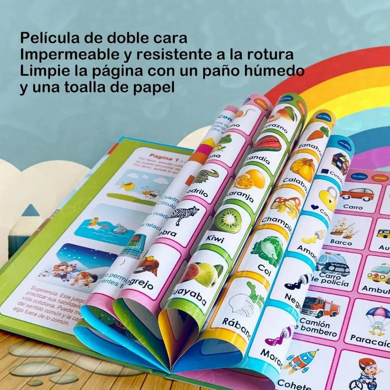 Mi Primer Libro Aprendizaje Juguete Niños Sonido Interactivo