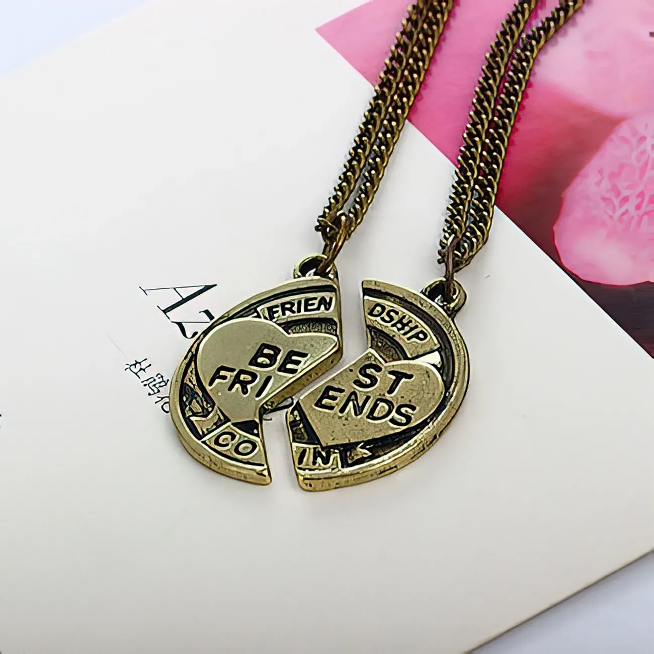 Collar Best Friend Mejores Amigos + Estuche